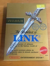 Zelda II: The Adventure of Link Gold (Nintendo Entertainment System, 1988) Nice!