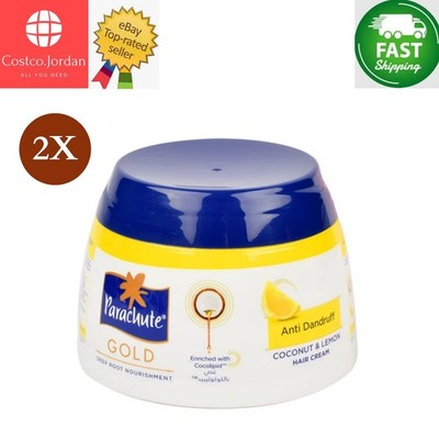 2 Pack X Parachute Hair Cream Gold Anti-Dandruff 140ml  FAST SHIPPING 