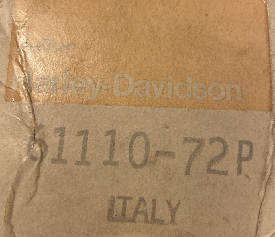 Harley Aermacchi 1972 MC65 Shortster nos tapa de gasolina 61110-72P Foto 3 de 4