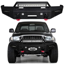 Vijay Steel Front Bumper With Long Headlight For 1995-2004 Toyota Tacoma Vijay Steel Front Bumper With Long Headlight For 1995-2004 Toyota Tacoma
