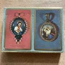 Vintage 606 Congress Playing Cards, 2 Complete Decks, French Pendant, USA Made