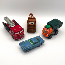 Disney Pixar Cars Diecast Vehicles Lot of 4 Multicolor Toy Cars