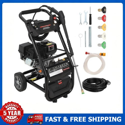 #ad Gas Pressure Washer 3600 PSI 2.6 Max GPM High Pressure Washer With 4 Nozzles $258.88