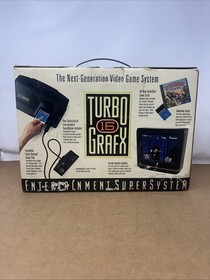Turbo Grafx 16 Entertainment Supersystem Console Complete in Box Nec