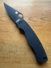Spyderco Paramilitary 2 PM2 Black/Black S45VN - Factory Edge