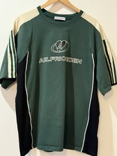 NWOT Aelfric Eden T-shirt Green Black Cotton XL Streetwear Grunge Y2K Casual