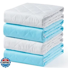 KANECH Washable Waterproof Incontinence Bed Pads - 24"x36"(4Pack) - Heavy Abs