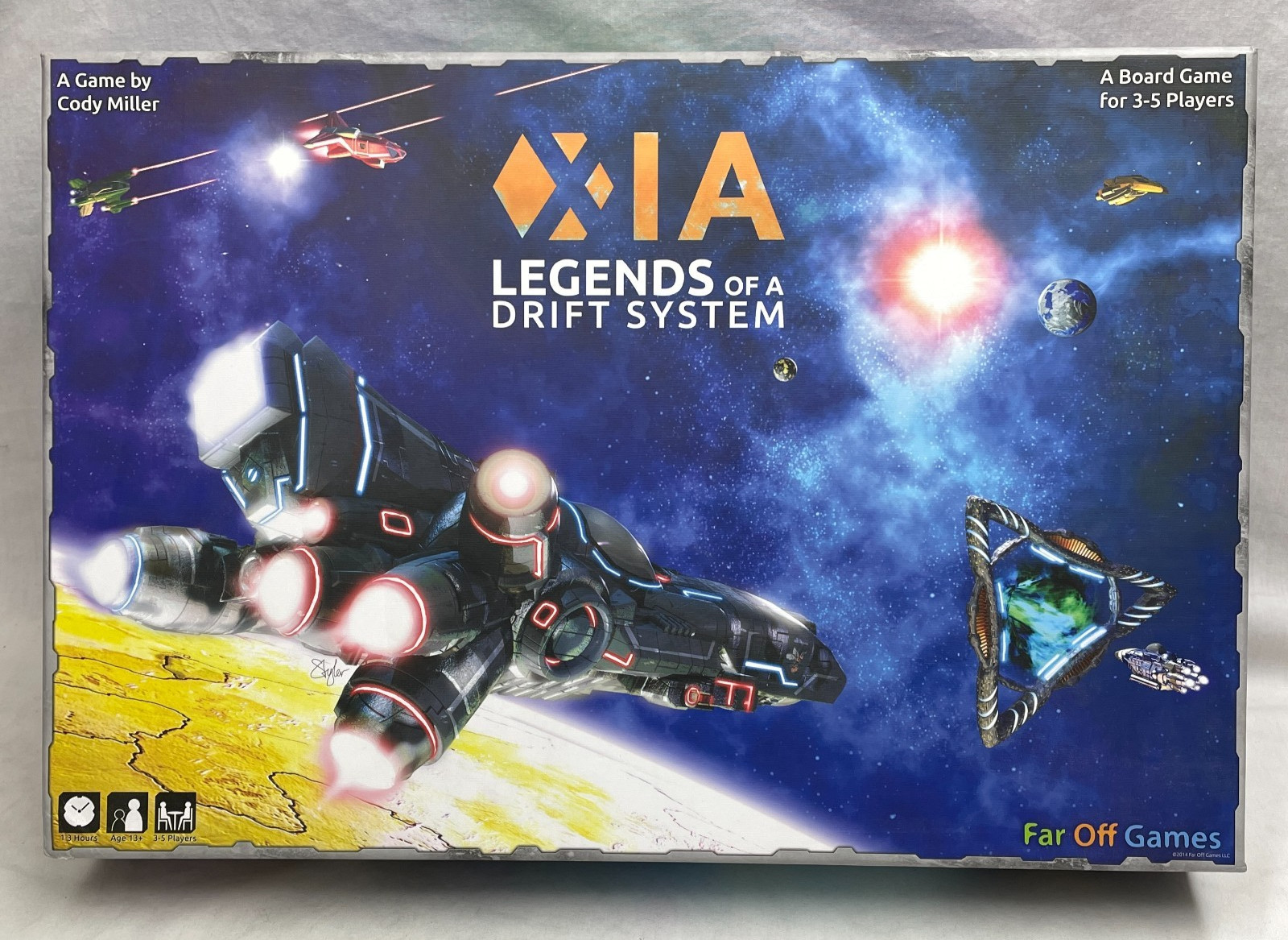 XIA Legends of a Drift System Board Game + Embers of a Forsaken Star 2014 NM/EX+