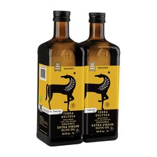 Terra Delyssa Organic Cold-pressed Extra Virgin Olive Oil Rich Bottle Pack 2x1L