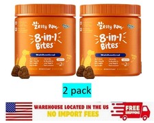 2 Pack Zesty Paws 8-in-1 Multivitamin Dog Chews for Chicken Flavor, 90 Count