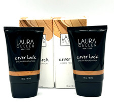 Laura Geller New York Cover Lock Cream Foundation Sand 1 oz / 30 ml BNIB