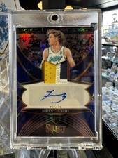 2024-25 Panini Select  Rookie Jersey Auto RJA-FUR JohnnyFurphy Blue Prizm 49/49