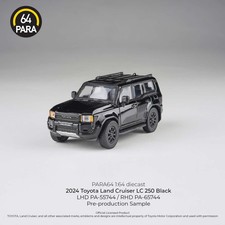 1/64 Toyota Land Cruiser LC250 Prado (LHD) 2024 Black Model by Paragon PA-55744