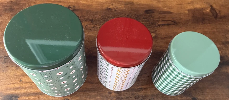 Juego de 3 latas de anidación IKEA con tapas Foto 2 de 4