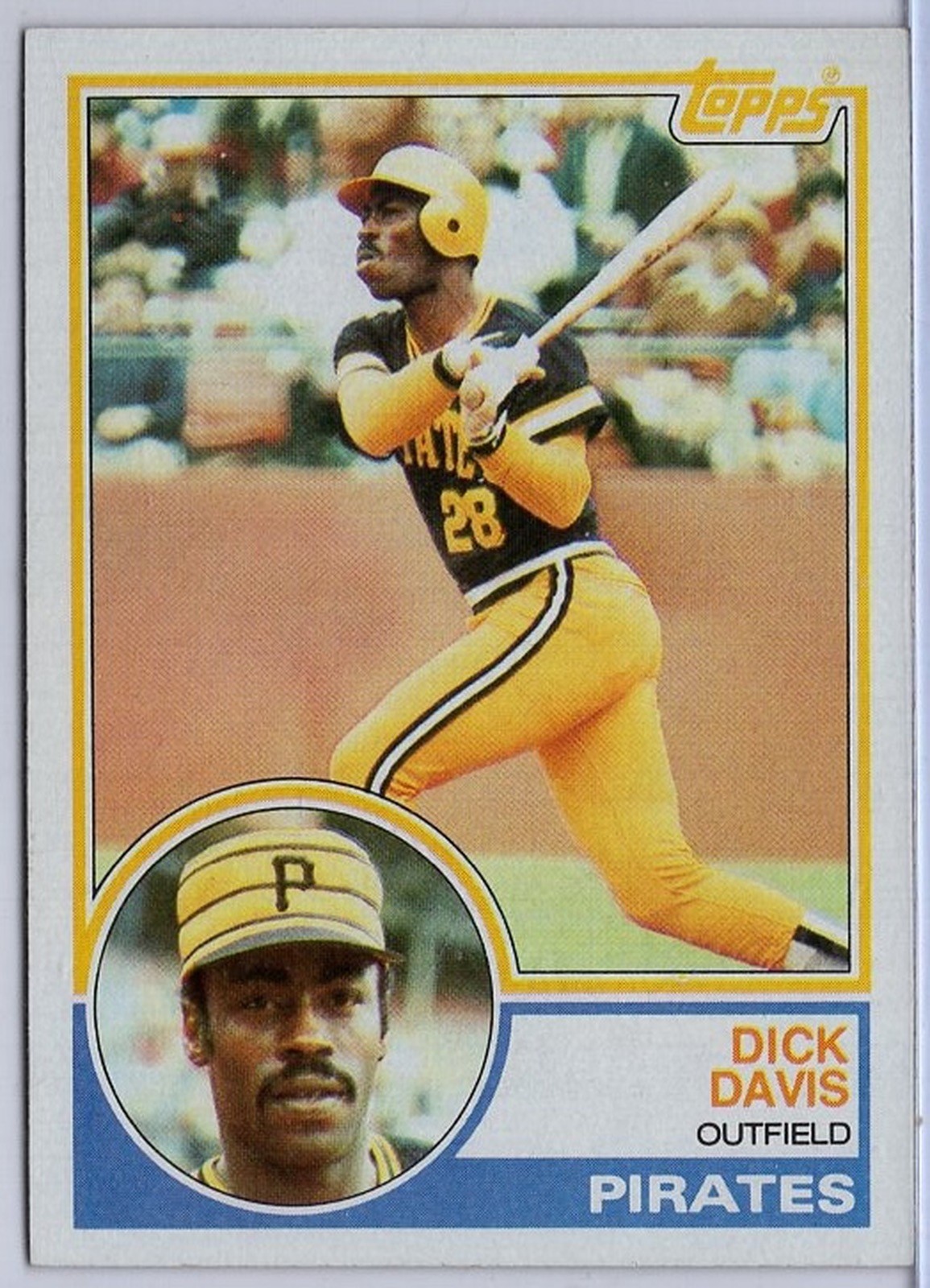 1983 Topps #667 Dick Davis in EXMT Condition Pirates