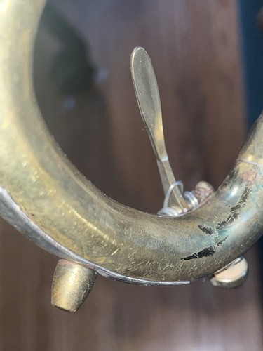 1949 F.E OLDS & Son Ambassador Trombone Los Angeles CA Olds # 3 Mouthpiece case - Imagen 16 de 23