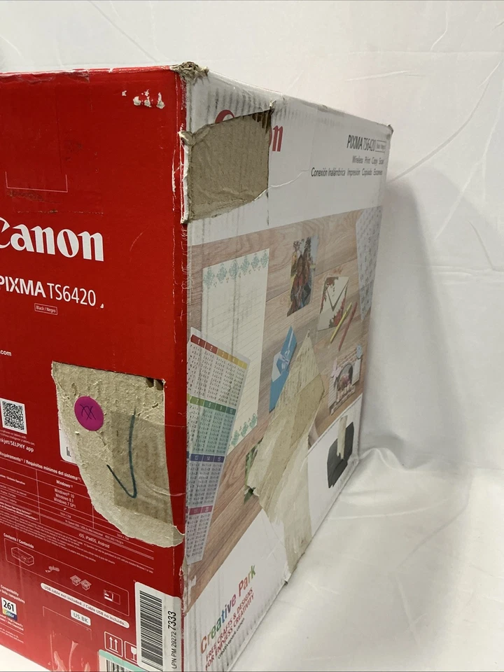 Canon PIXMA TS6420 Color Inkjet All-In-One Printer - Black - Image 3 of 3