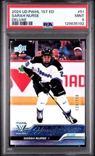 2024 Upper Deck PWHL 1st Edition Sarah Nurse Deluxe /250 PSA 9