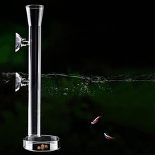 Mipukbay Glass Aquarium Feeder Set - 9.8 Inch Shrimp Feeding Tube  Dish for ...