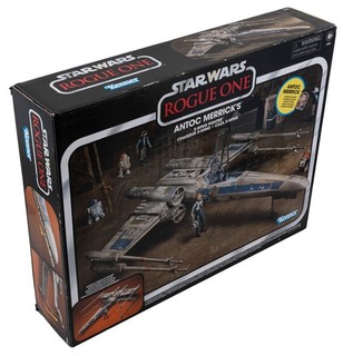 Kenner Star Wars Rogue One 2021 Antoc Merrick's X Wing Fighter caja abierta