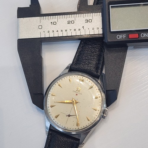 Vintage Omega Teddington Red Star Ref. 2800 Cal. 266 Stainless Steel 35mm Watch - Picture 18 of 22
