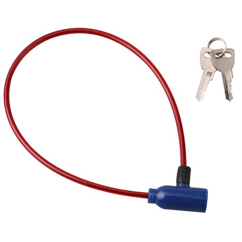 Reliable anti theft cable lock for bicycles easy to use difficult to