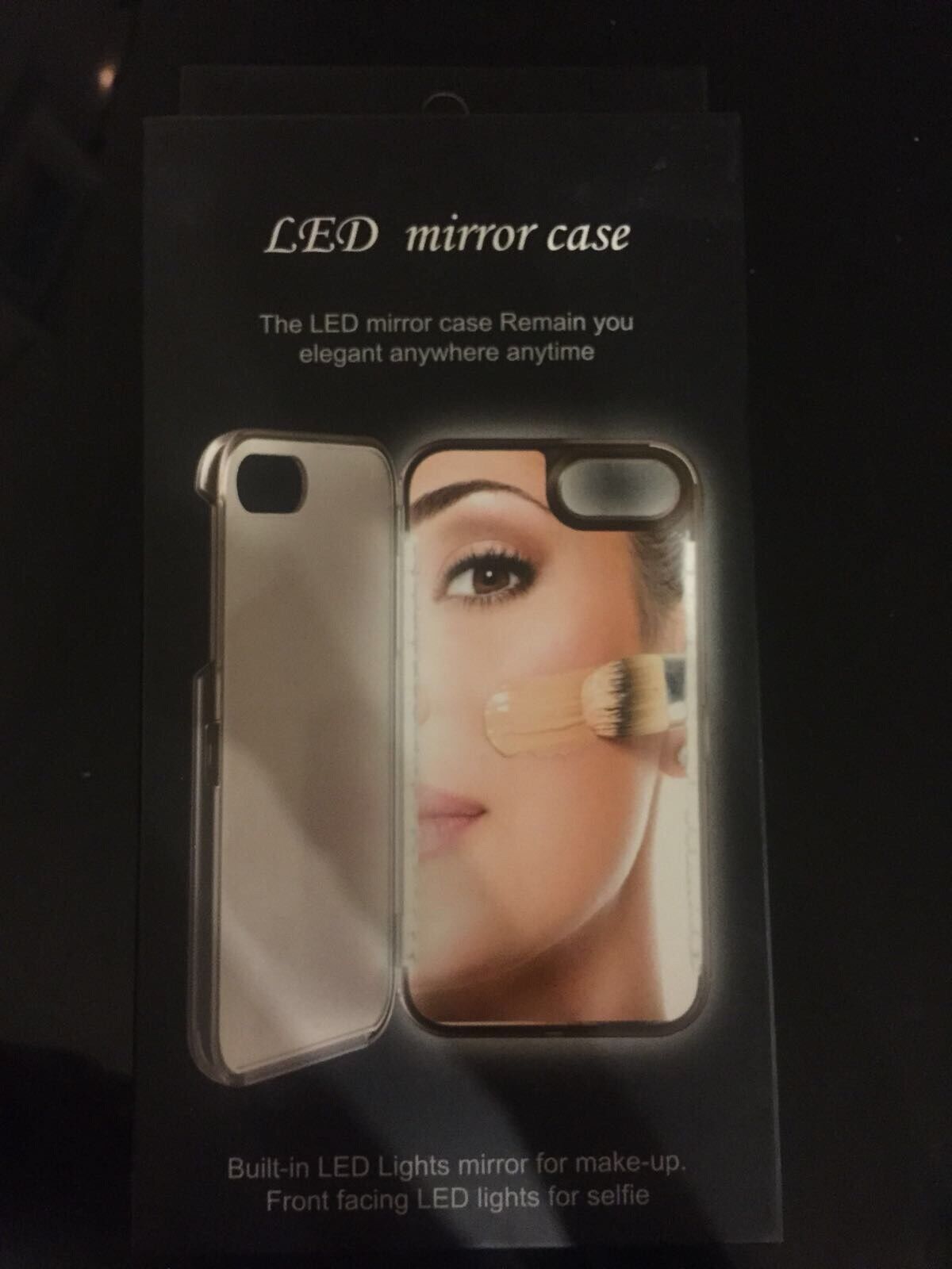 iphone cases for 6/7/8 and 6/7/8plus with LED mirror case,Light up for selfie - Picture 3 of 9