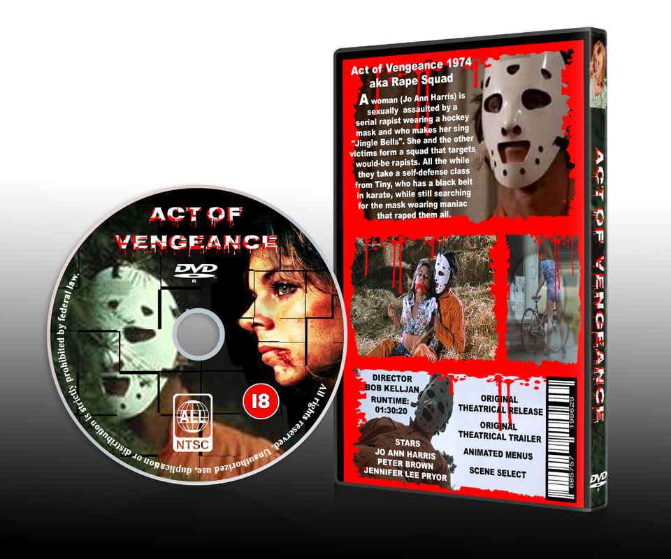 Act of Vengeance aka Rape Squad / 1974 - Jo Ann Harris - Peter Brown | eBay