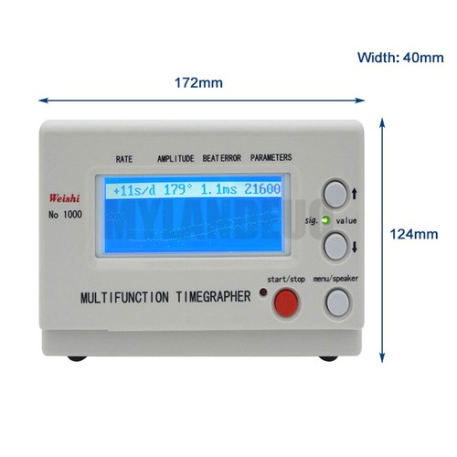 NO.1000 Watch Tool Multifunction Timegrapher Watch Timing Machine Tester AU Plug - Picture 3 of 9