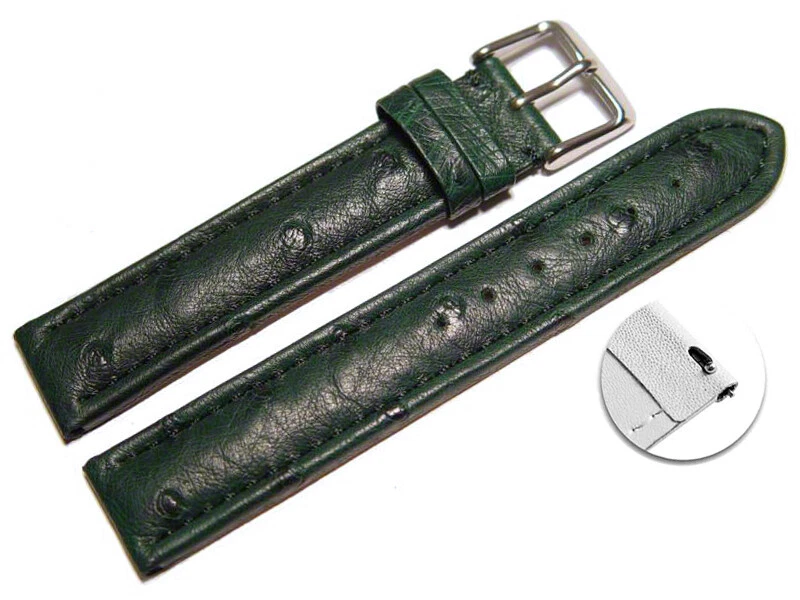 Bracelet de montre Jazzmaster Cuir Autruche Marron H6003271091-Hamilton