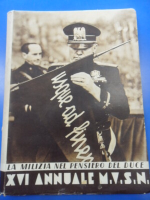 Livre 'MVSN La Milizia Dell'Impero' - Édition 1937, Très Bon état, Histoire Militaire
