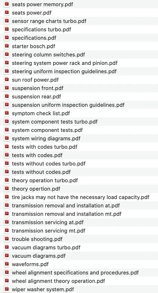 Volvo 850 (1995-1997) manuale officina workshop manual on cd - Immagine 2 di 4