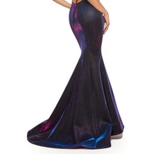BNWT Sherri Hill 52825 Size 00 Electric Berry RARE RRP £899 Off Shoulder
