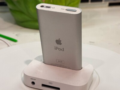 Fully Modded Silver iPod Mini 2nd Gen - Orange Backlight, Taptic