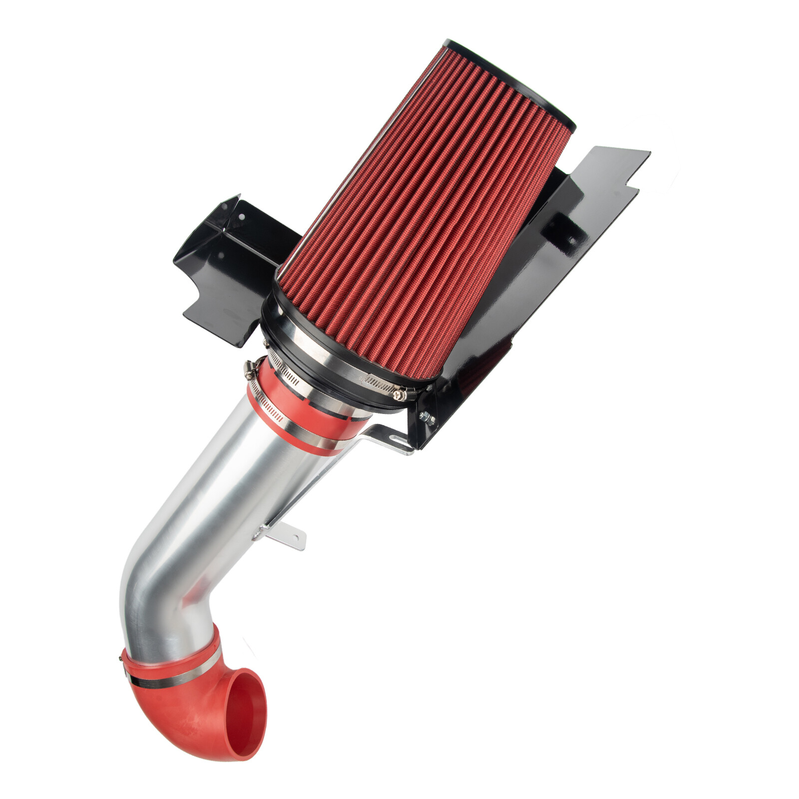 For 99-06 GMC/Chevy V8 4.8L/5.3L/6.0L Cold Air Intake System+Heat Shield Red