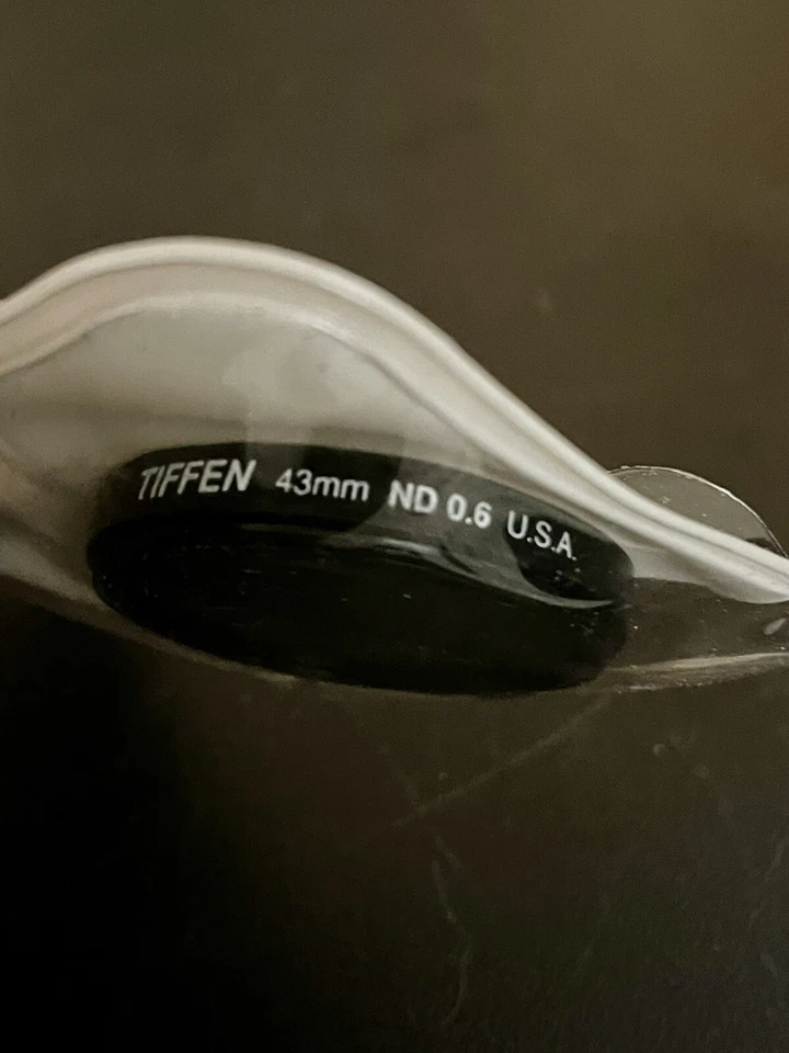 Tiffen 43mm 2pk filter set 1 each of a Clear, ND 0.6 with protective case - Image 3 of 3