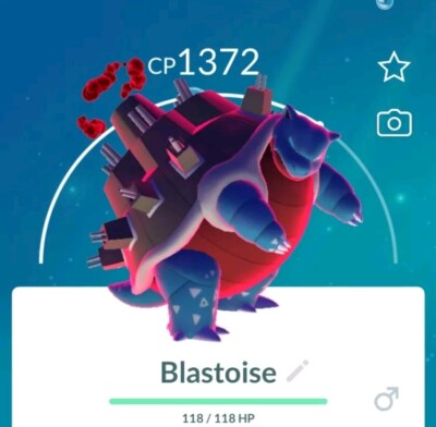 Pokemon Go/Gmax Blastoise/Registriert oder Unregistriert Tr@de Verfügbar 