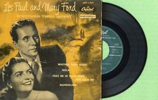 LES PAUL & MARY FORD Whither Thou Goest CAPITOL EAP 1-559 Pres Spain 1956 EP VG+