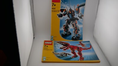 LEGO Titan XP Set 4508 Instructions + LEGO 4507 DINOSAUR Designer Manual