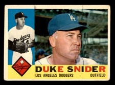 1960 Topps Baseball #493 Duke Snider GD *f1