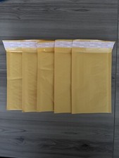 Kraft Bubble Mailers 4inches X 7Inches 4x7 5 Pieces Shipping Envelopes Easy Seal