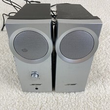 Bose Companion 2 Multimedia Computer Speakers System Silver with Cables - Works