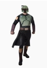 Star Wars The Book Of Boba Fett Halloween Costume Adult Men's SD Size 32-34 New
