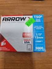 Arrow T50 Pro-Pack Heavy-Duty Staple, 1/2" 5081P (5000-Pk) Model: 508IP