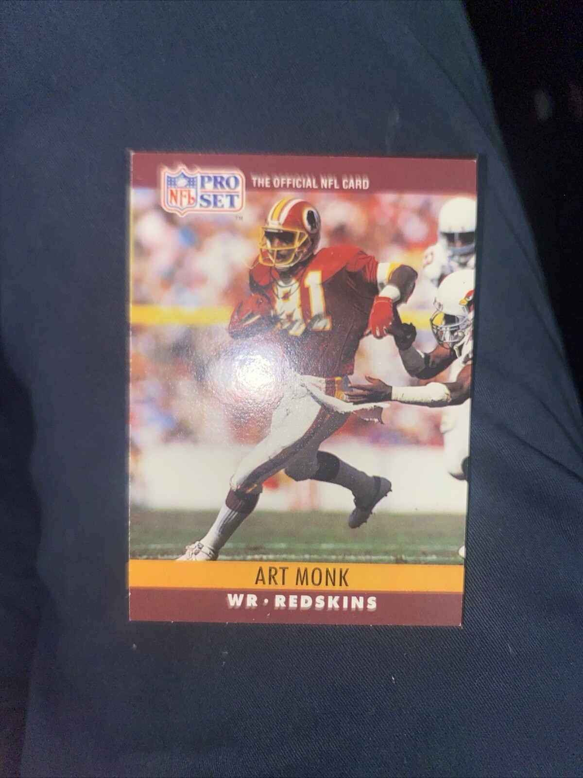 1990 Pro Set Art Monk Football Card Washington Redskins NFL 328
