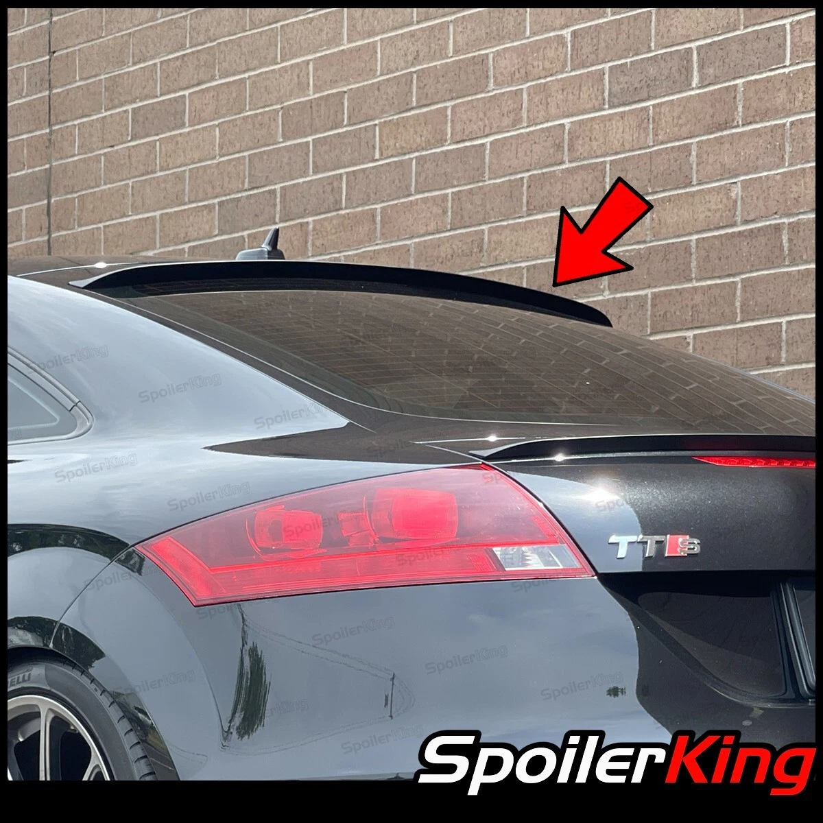 SpoilerKing Rear Window Roof Spoiler Wing Fits Audi TT Mk2 2008 2015 284R