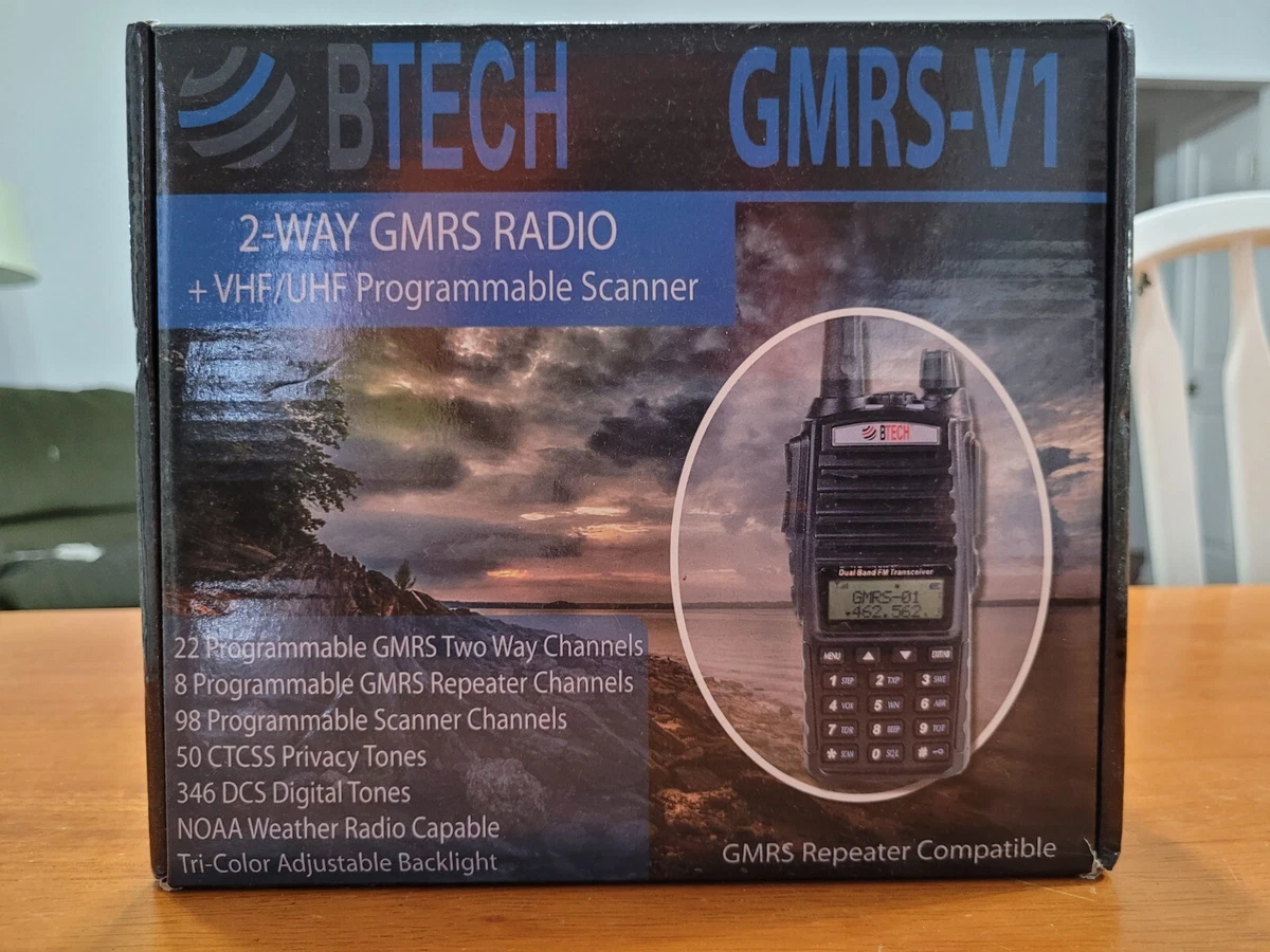 BTECH GMRSV1 GMRS TwoWay Radio, GMRS Repeater Capable,, 48 OFF