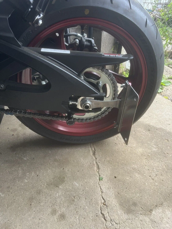 Suporte de realocação de placa plana para SUZUKI GSXR600 GSXR600W GSR600X novo - Imagem 3 de 4