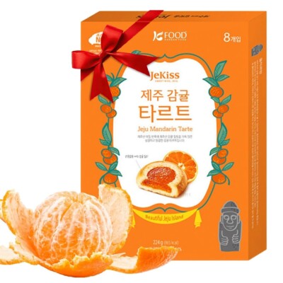 Korean Food Jeju Tangerine Tarte (7.90oz, 12ea) from Jeju Island, Korean Dessert