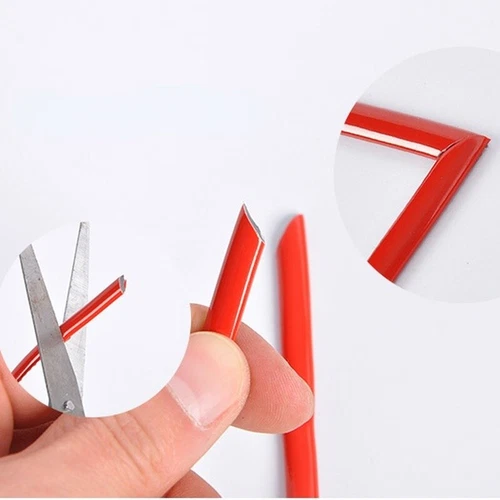 3/5M Auto Zierleiste Selbstklebend PVC Karosserie Tür Stoßstange Anti-Kratzer DIY - Bild 7 von 13